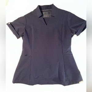 Figs Inala Slim Scrub Top- Navy Women’s